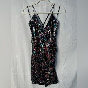 Sequin Mini Dress (M)